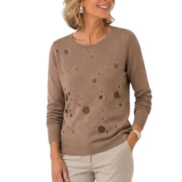 Maglioncino girocollo donna viscosa e modal Flora 79730 - SITE_NAME_SEO